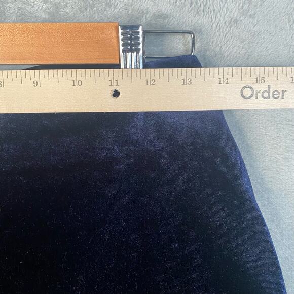 Anthropologie Velvet Mini‎ Skirt Medium Indie Twee Retro Boho Grunge - Picture 7 of 11